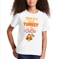 There Is A Little Turkey In This Oven Pregnancy Kids T-Shirt