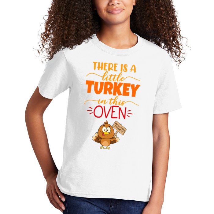 There Is A Little Turkey In This Oven Pregnancy Kids T-Shirt