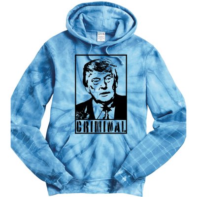 Trump Is A Criminal Anti Trump Impeach The President Tie Dye Hoodie