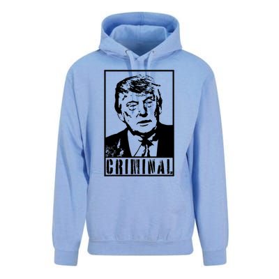 Trump Is A Criminal Anti Trump Impeach The President Unisex Surf Hoodie