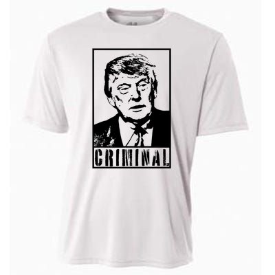 Trump Is A Criminal Anti Trump Impeach The President Cooling Performance Crew T-Shirt