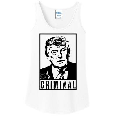 Trump Is A Criminal Anti Trump Impeach The President Ladies Essential Tank