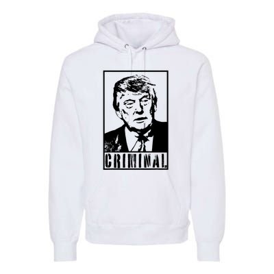 Trump Is A Criminal Anti Trump Impeach The President Premium Hoodie