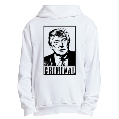 Trump Is A Criminal Anti Trump Impeach The President Urban Pullover Hoodie