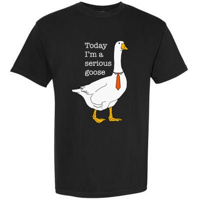 Today IM A Serious Goose Silly Goose Cute Funny Garment-Dyed Heavyweight T-Shirt