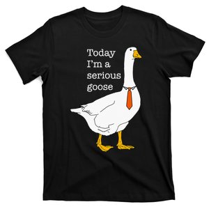 Today IM A Serious Goose Silly Goose Cute Funny T-Shirt