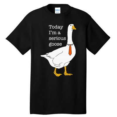 Today IM A Serious Goose Silly Goose Cute Funny Tall T-Shirt