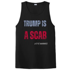 Trump Is A Scab Vote Harris Walz 2024 PosiCharge Competitor Tank