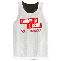 Trump Is A Scab Mesh Reversible Basketball Jersey Tank