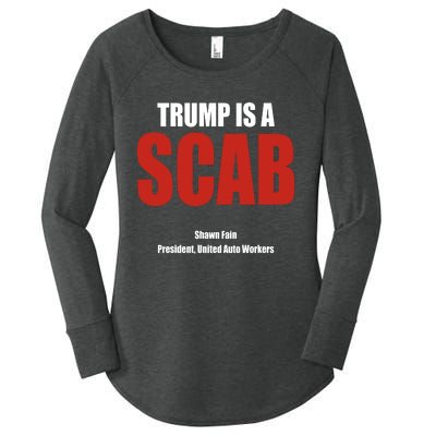 Trump Is A Scab Women's Perfect Tri Tunic Long Sleeve Shirt