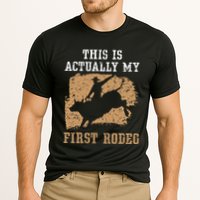 This Is Actually My First Rodeo Bull Rider Bull Riding Cooling Performance Crew T-Shirt