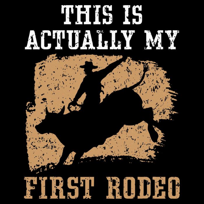 This Is Actually My First Rodeo Bull Rider Bull Riding City Backpack