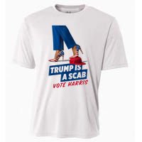 Trump Is A Scab Vote Kamala Harris 2024 Cooling Performance Crew T-Shirt