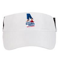 Trump Is A Scab Vote Kamala Harris 2024 Adult Drive Performance Visor