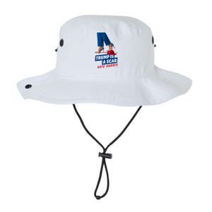 Trump Is A Scab Vote Kamala Harris 2024 Legacy Cool Fit Booney Bucket Hat