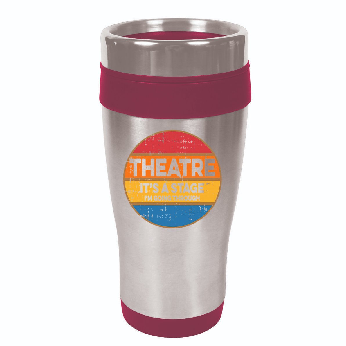 Theatre ItS A Stage IM Going Through Broadway Musical 16oz Travel Tumbler