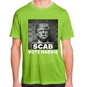 Trump Is A Scab Vote Kamala Harris 2024 Adult ChromaSoft Performance T-Shirt