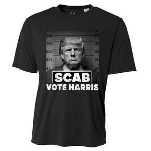 Trump Is A Scab Vote Kamala Harris 2024 Cooling Performance Crew T-Shirt