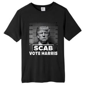 Trump Is A Scab Vote Kamala Harris 2024 Tall Fusion ChromaSoft Performance T-Shirt