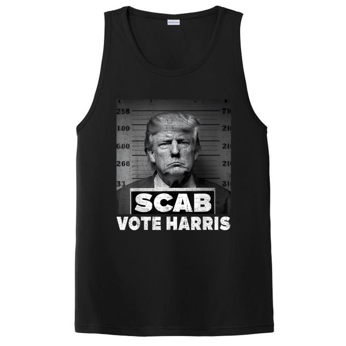 Trump Is A Scab Vote Kamala Harris 2024 PosiCharge Competitor Tank