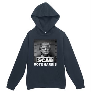 Trump Is A Scab Vote Kamala Harris 2024 Urban Pullover Hoodie