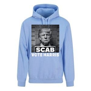 Trump Is A Scab Vote Kamala Harris 2024 Unisex Surf Hoodie