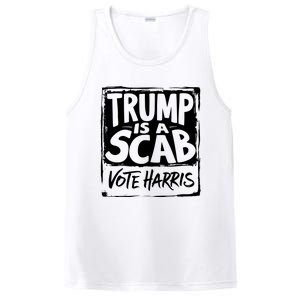 Trump Is A Scab Vote Harris PosiCharge Competitor Tank