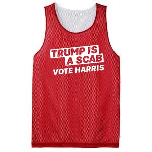 Trump Is A Scab Mesh Reversible Basketball Jersey Tank