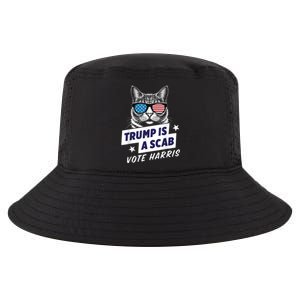 Trump Is A Scab Vote Kamala Harris 2024 Cool Comfort Performance Bucket Hat