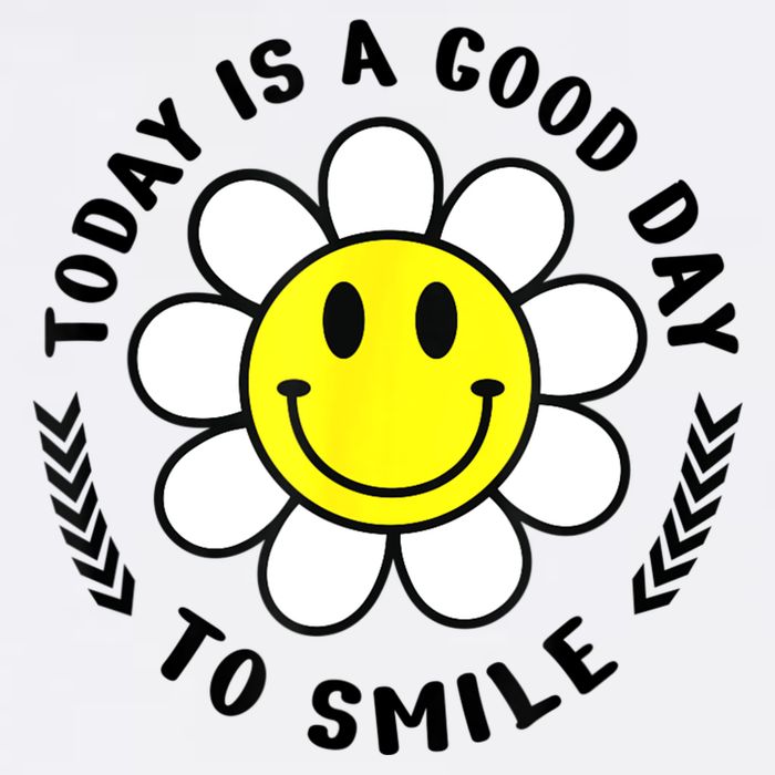 Today Is A Good Day To Smile Yellow Smiley Face Magnet