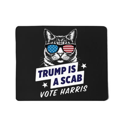 Trump Is A Scab Vote Harris 2024 Mousepad