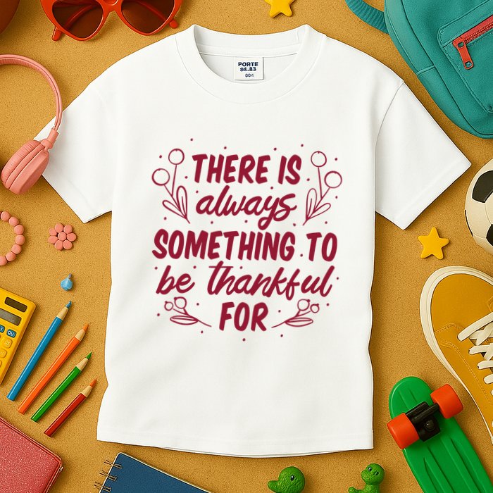 There Is Always Something To Be Thankful For Kids T-Shirt