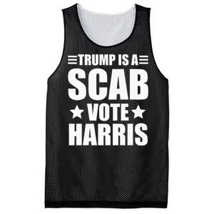 Trump Is A Scab Vote Harris Premium Mesh Reversible Basketball Jersey Tank