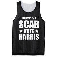 Trump Is A Scab Vote Harris Premium Mesh Reversible Basketball Jersey Tank