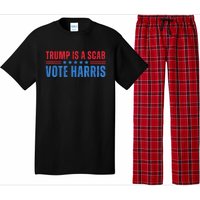 Trump Is A Scab Vote Kamala Harris 2024 Pajama Set