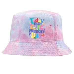 Today Is A Core Memory Day Poster Tie-Dyed Bucket Hat