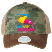 Time Is An Illusion Magic Worm Legacy Tie Dye Trucker Hat