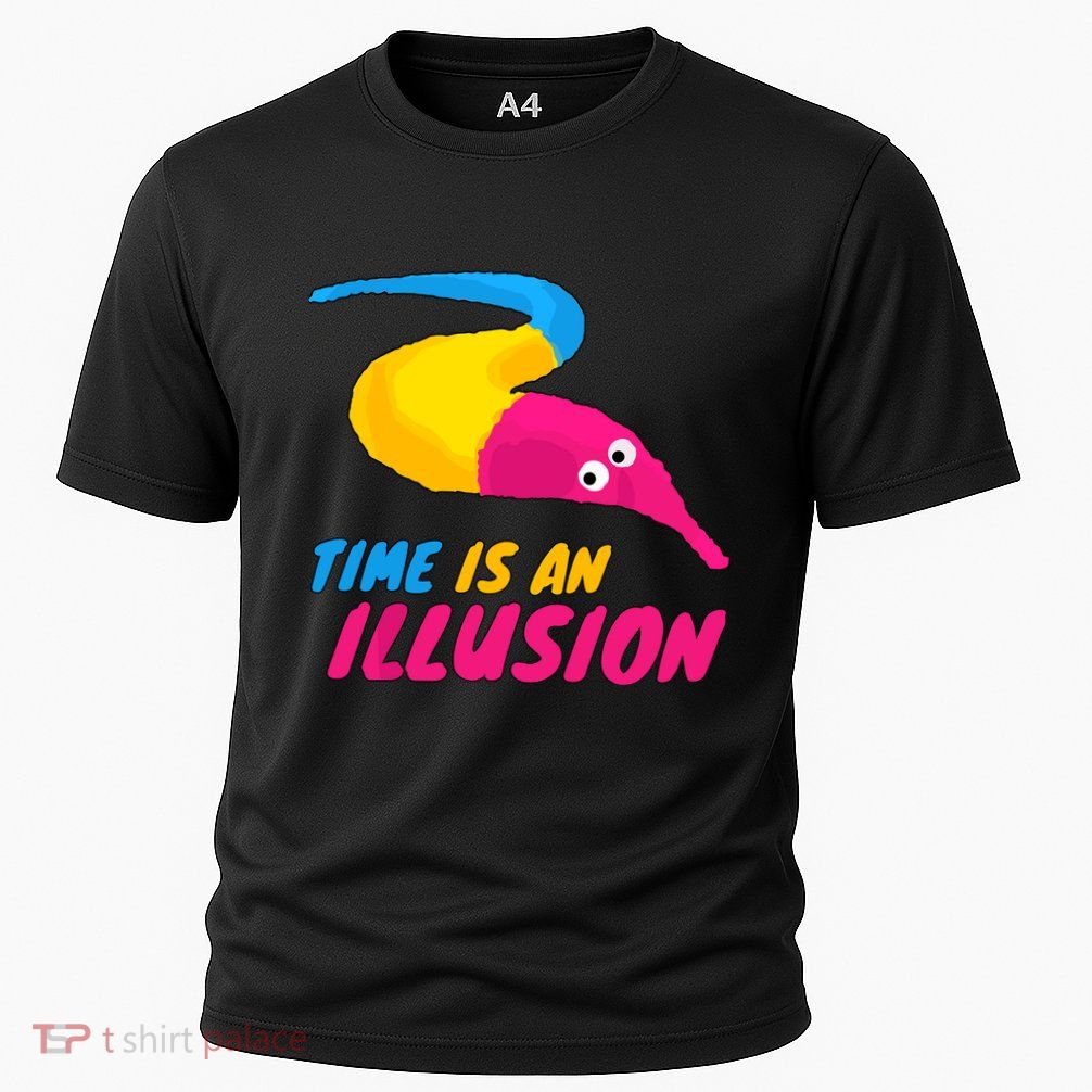 Time Is An Illusion Magic Worm Performance Shirt
