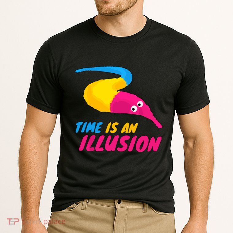 Time Is An Illusion Magic Worm Performance Shirt