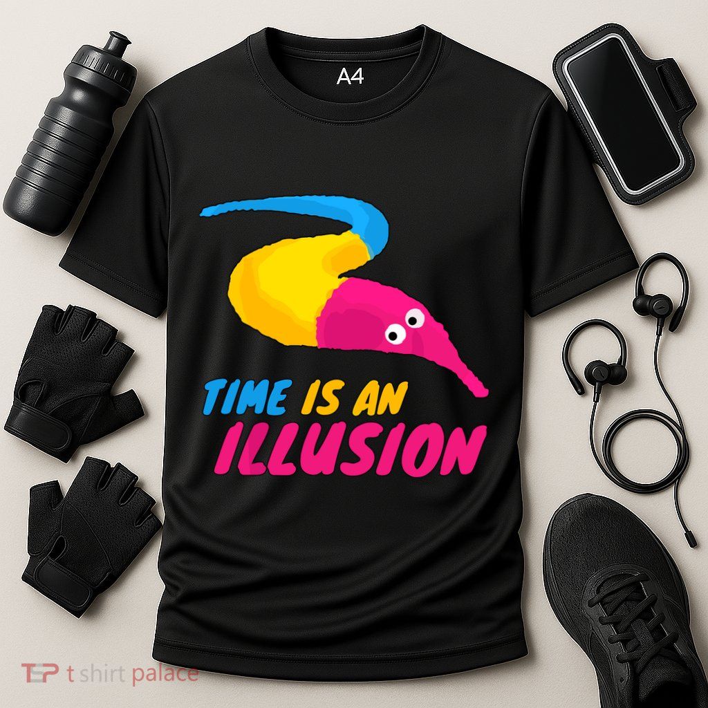 Time Is An Illusion Magic Worm Performance Shirt