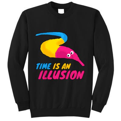 Time Is An Illusion Magic Worm Sweatshirt