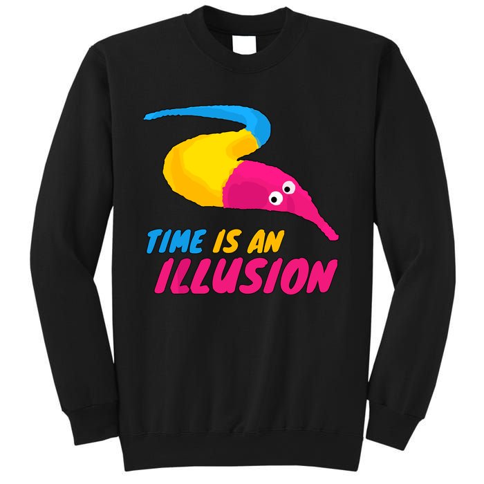 Time Is An Illusion Magic Worm Sweatshirt