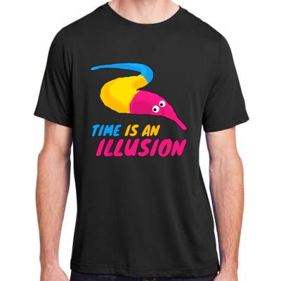 Time Is An Illusion Magic Worm Adult ChromaSoft Performance T-Shirt