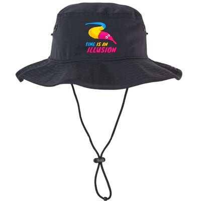 Time Is An Illusion Magic Worm Bucket Hat