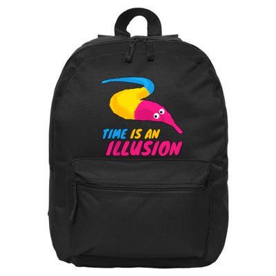 Time Is An Illusion Magic Worm 16 in Basic Backpack