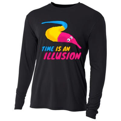 Time Is An Illusion Magic Worm Cooling Performance Long Sleeve Crew