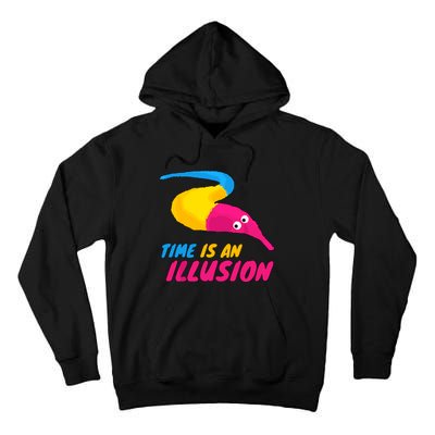 Time Is An Illusion Magic Worm Tall Hoodie