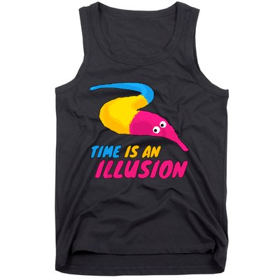 Time Is An Illusion Magic Worm Tank Top