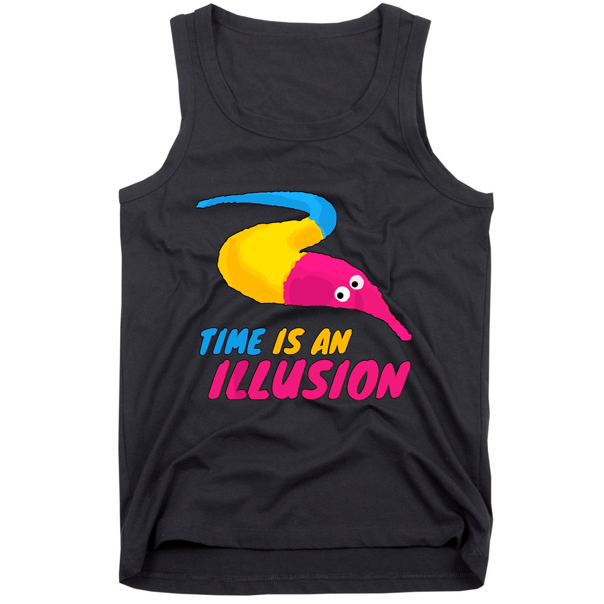 Time Is An Illusion Magic Worm Tank Top