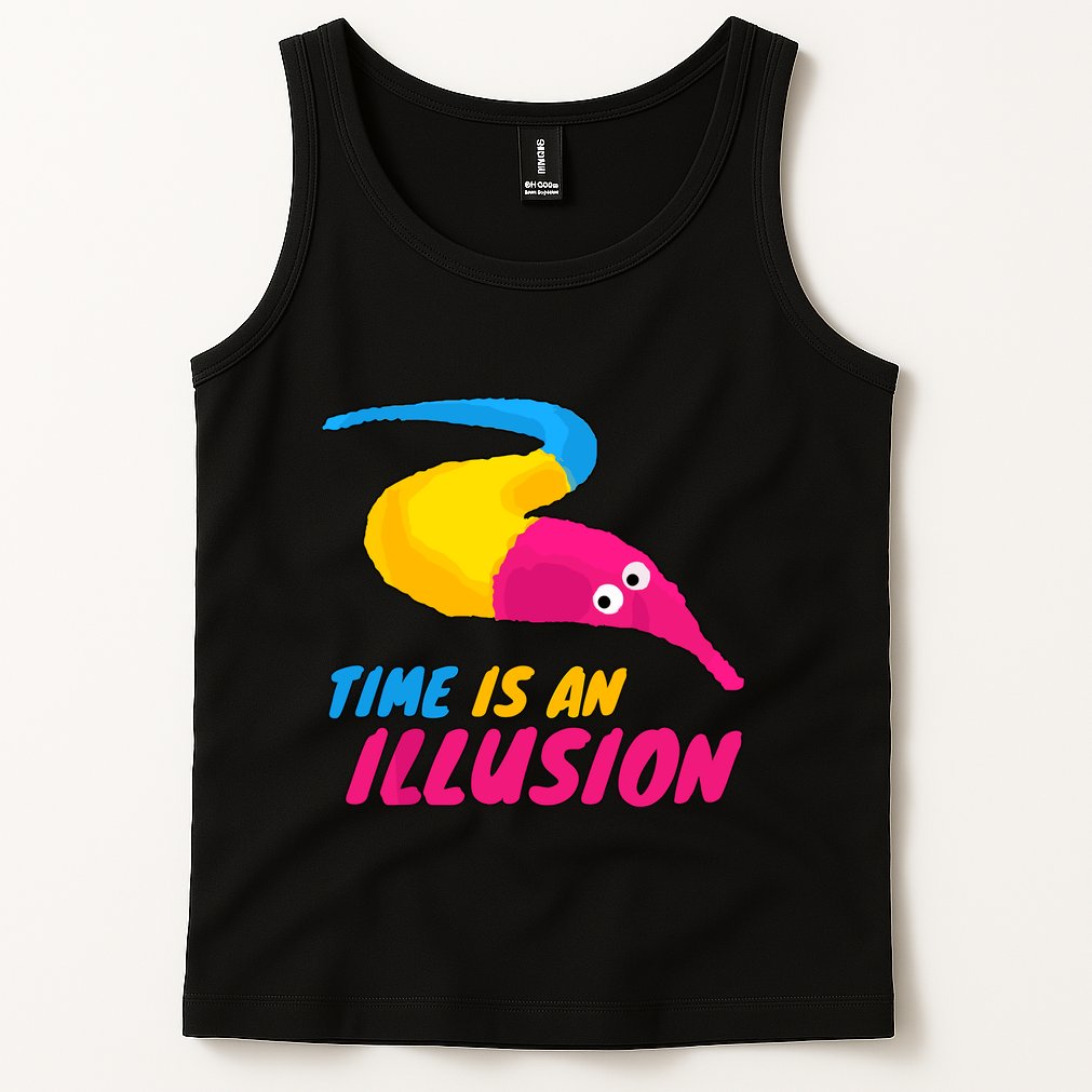 Time Is An Illusion Magic Worm Tank Top